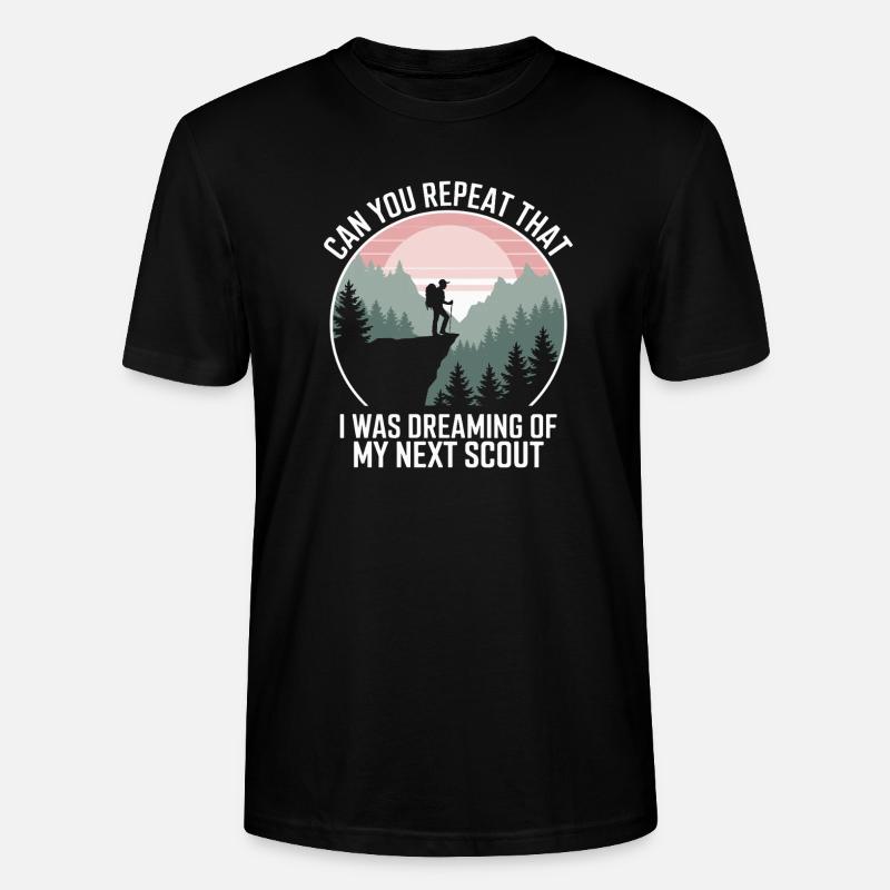 Scout Guide Scout Camping - T-shirt bio CRAFTER Stanley Stella Unisexe - noir