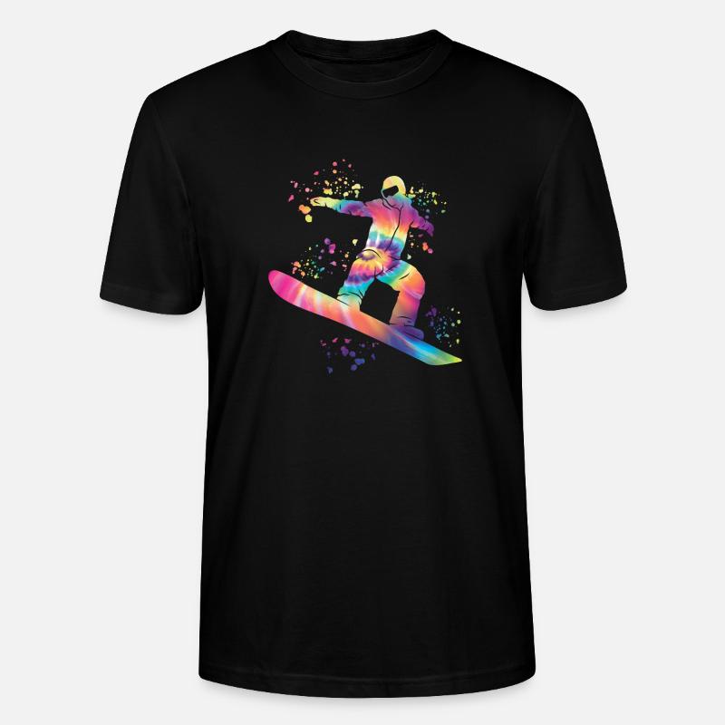 Snowboarder Snowboarding Snowboard - Stanley/Stella Unisex Bio-T-Shirt CRAFTER - Schwarz