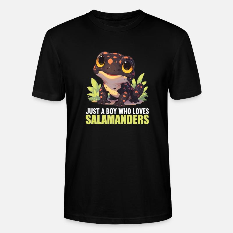 Salamanders Salamander - Stanley/Stella Unisex Bio-T-Shirt CRAFTER - Schwarz