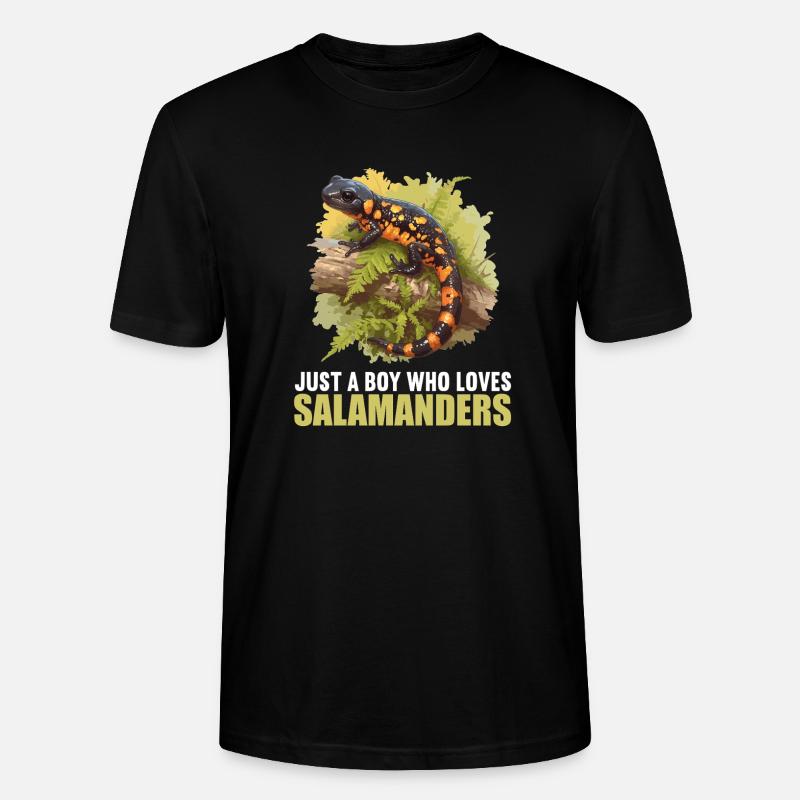 Salamanders Salamander - Stanley/Stella Unisex Bio-T-Shirt CRAFTER - Schwarz