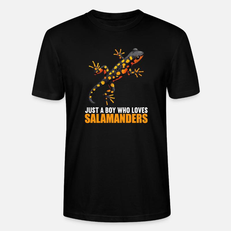 Salamanders Salamander - Stanley/Stella Unisex Bio-T-Shirt CRAFTER - Schwarz