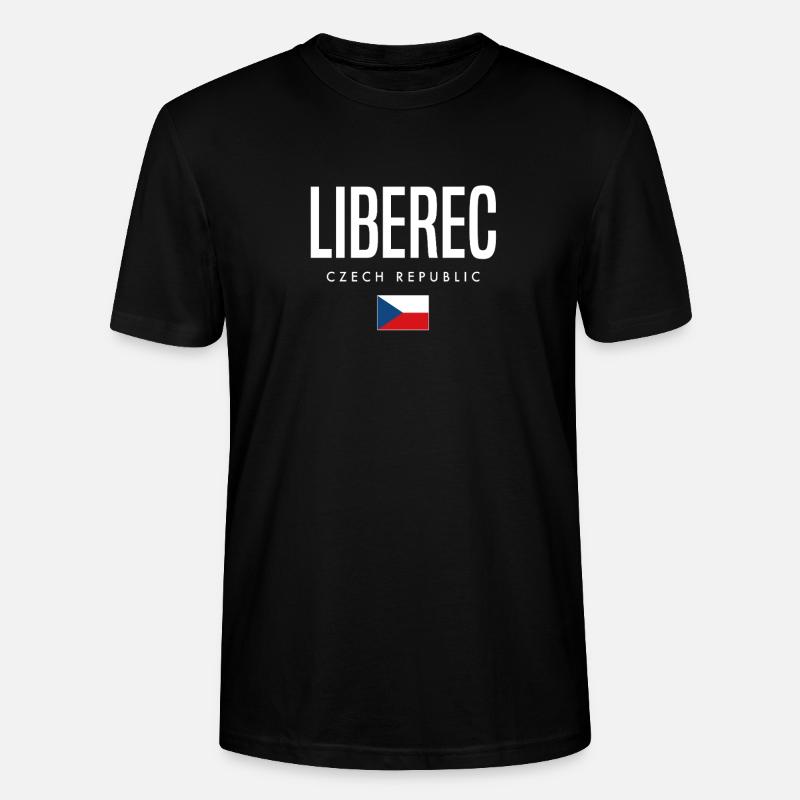 Liberec Tschechien - Stanley/Stella Unisex Bio-T-Shirt CRAFTER - Schwarz