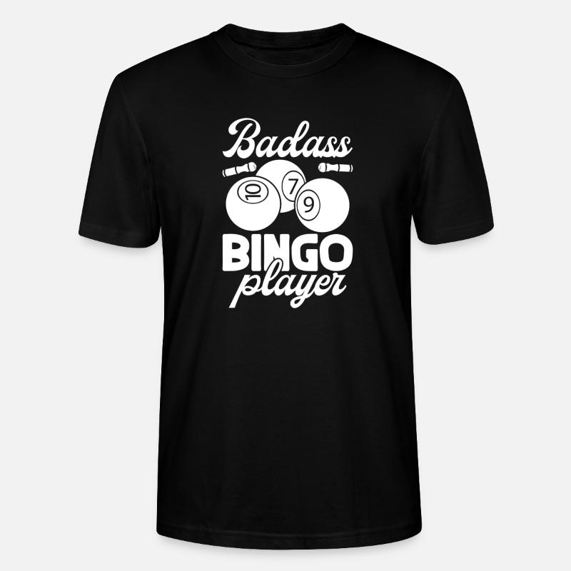Bingo Player Badass Player Bingo - Stanley/Stella Unisex Bio-T-Shirt CRAFTER - Schwarz