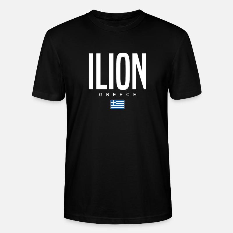 Ilion, Grèce - T-shirt bio CRAFTER Stanley Stella Unisexe - noir
