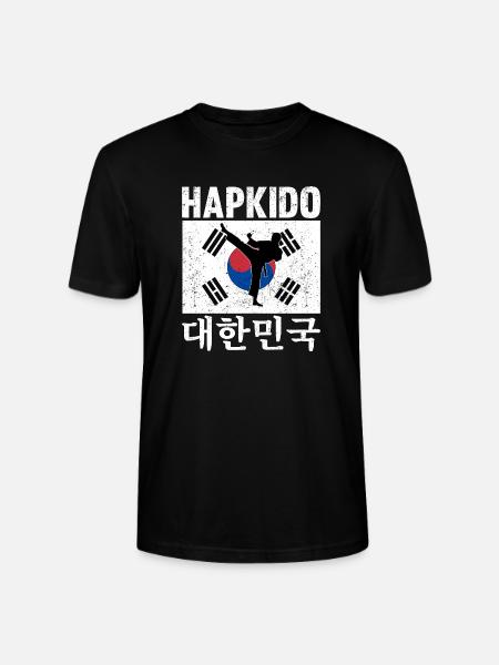 Hapkido Korean Martial Art - Stanley/Stella CRAFTER Unisex Organic T-Shirt - black