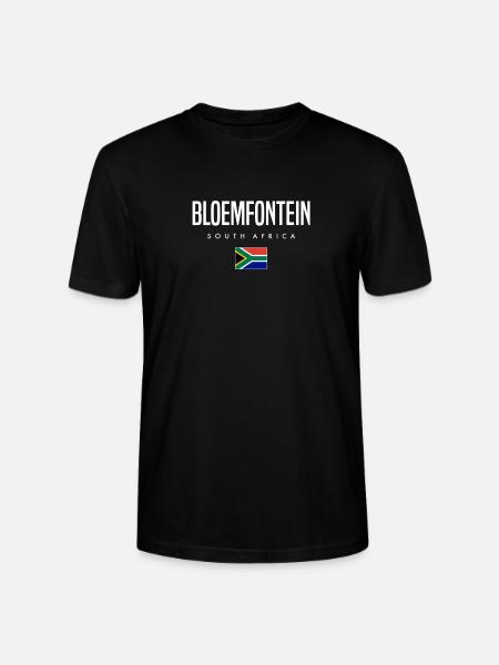 Bloemfontein, Afrique du Sud - T-shirt bio CRAFTER Stanley Stella Unisexe - noir