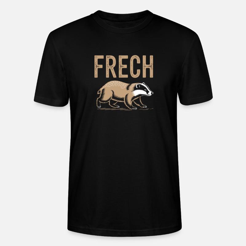 Frechdachs - Stanley/Stella Unisex Bio-T-Shirt CRAFTER - Schwarz