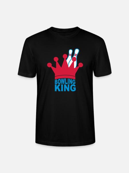 Bowling King - Stanley/Stella CRAFTER Unisex Organic T-Shirt - black