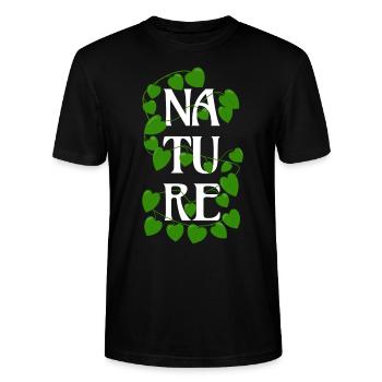 NATURE MIT RANKE - Stanley/Stella Unisex Bio-T-Shirt CRAFTER - Schwarz - Vorne - Alina (178cm) & Michal (187cm)