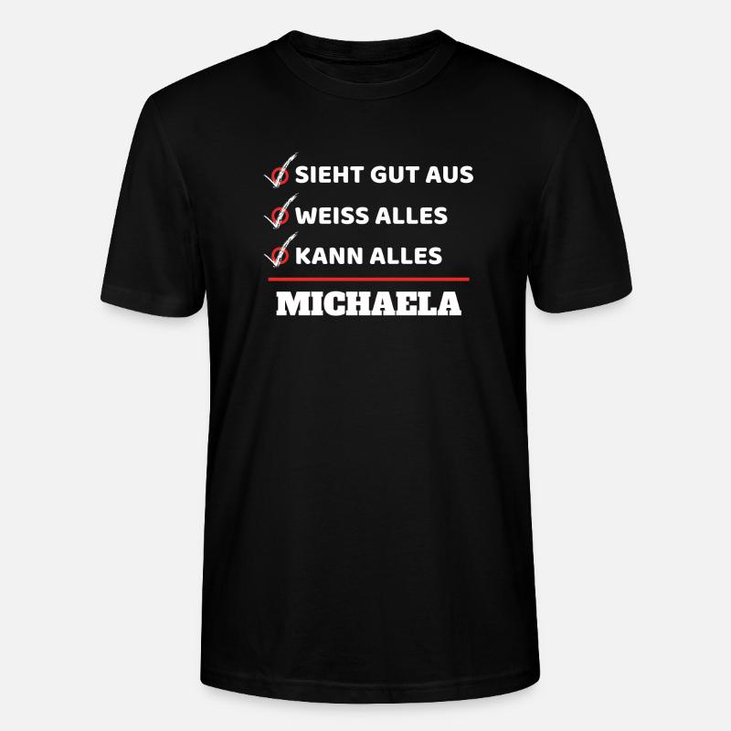 Michaela - Stanley/Stella Unisex Bio-T-Shirt CRAFTER - Schwarz