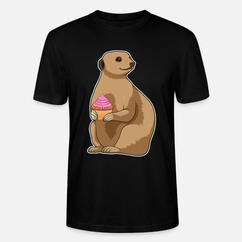 Muffin suricate - T-shirt bio CRAFTER Stanley Stella Unisexe - noir