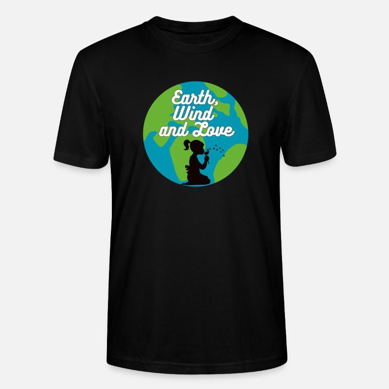 Erde, Wind & Liebe - Stanley/Stella Unisex Bio-T-Shirt CRAFTER - Schwarz