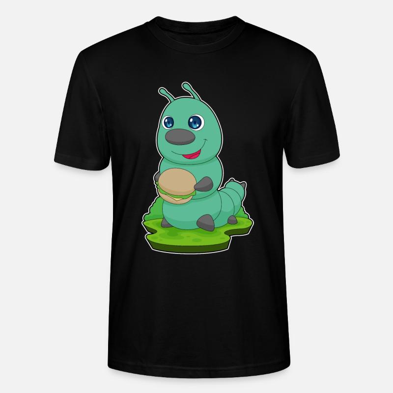 Raupe Burger - Stanley/Stella Unisex Bio-T-Shirt CRAFTER - Schwarz