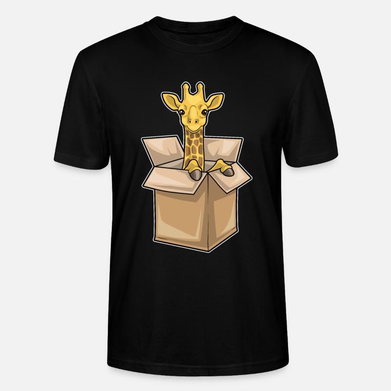 Boîte Girafe - T-shirt bio CRAFTER Stanley Stella Unisexe - noir