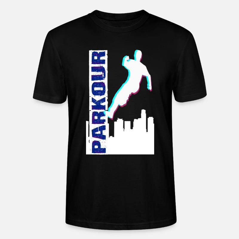 Parkour - Stanley/Stella Unisex Bio-T-Shirt CRAFTER - Schwarz