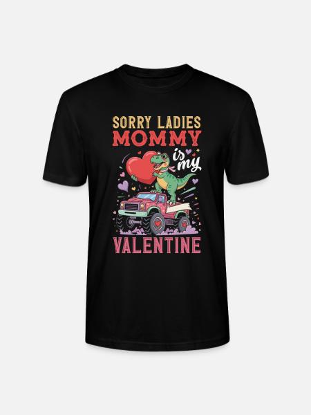 Retro Heart Valentine's Day Design Love - Stanley/Stella CRAFTER Unisex Organic T-Shirt - black