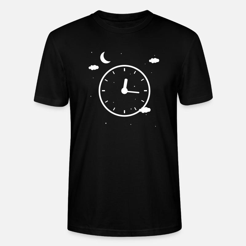 Clock - Stanley/Stella Unisex Bio-T-Shirt CRAFTER - Schwarz