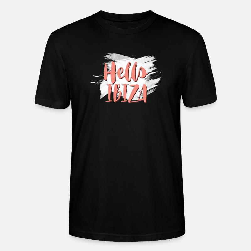 Hallo Ibiza - Stanley/Stella Unisex Bio-T-Shirt CRAFTER - Schwarz