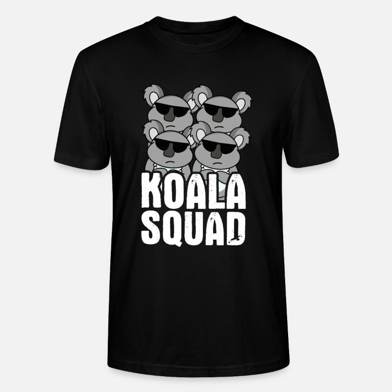 Koala Squad Spruch - Stanley/Stella Unisex Bio-T-Shirt CRAFTER - Schwarz