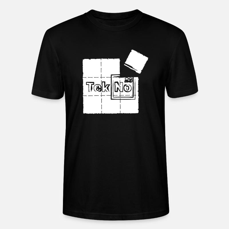 sous-main tekno 23 - T-shirt bio CRAFTER Stanley Stella Unisexe - noir