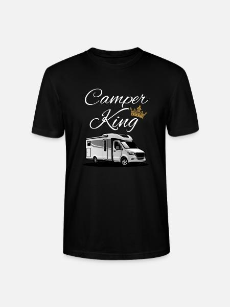 Camper King-Camper King - Stanley/Stella CRAFTER Unisex Organic T-Shirt - black