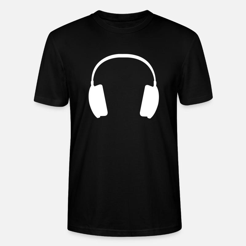 Kopfhörer - Stanley/Stella Unisex Bio-T-Shirt CRAFTER - Schwarz
