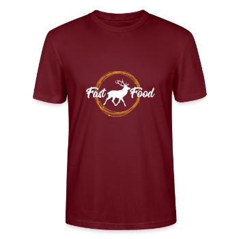 Chasse chasseur chasse papa forêt de fusil - T-shirt bio CRAFTER Stanley Stella Unisexe - bordeaux - Devant - Alina (178cm) & Michal (187cm)
