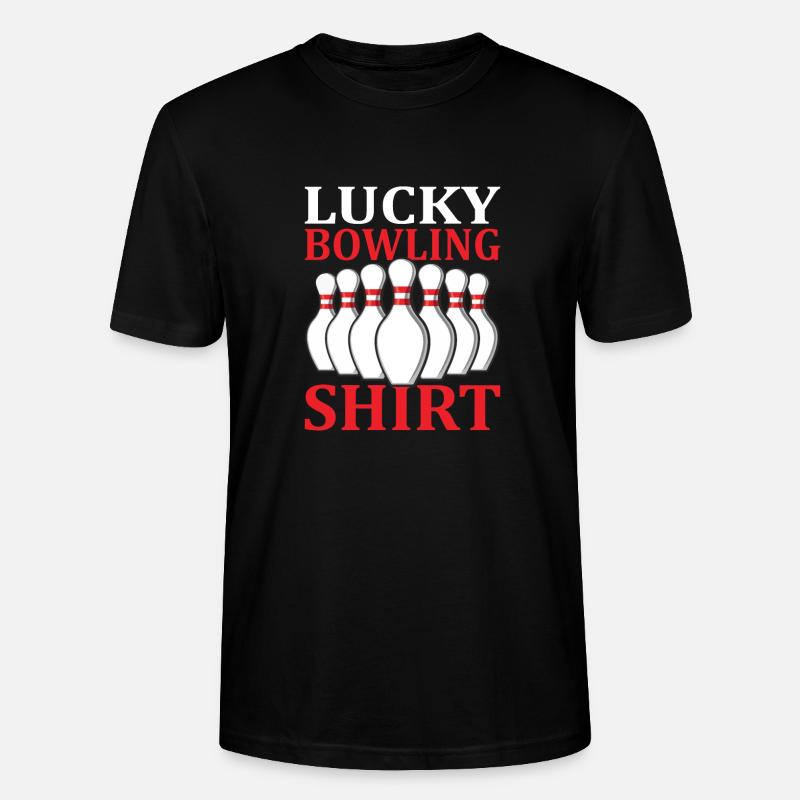 Glückliches Bowling - Stanley/Stella Unisex Bio-T-Shirt CRAFTER - Schwarz