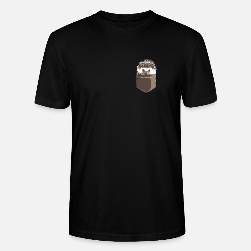 Igel - Stanley/Stella Unisex Bio-T-Shirt CRAFTER - Schwarz