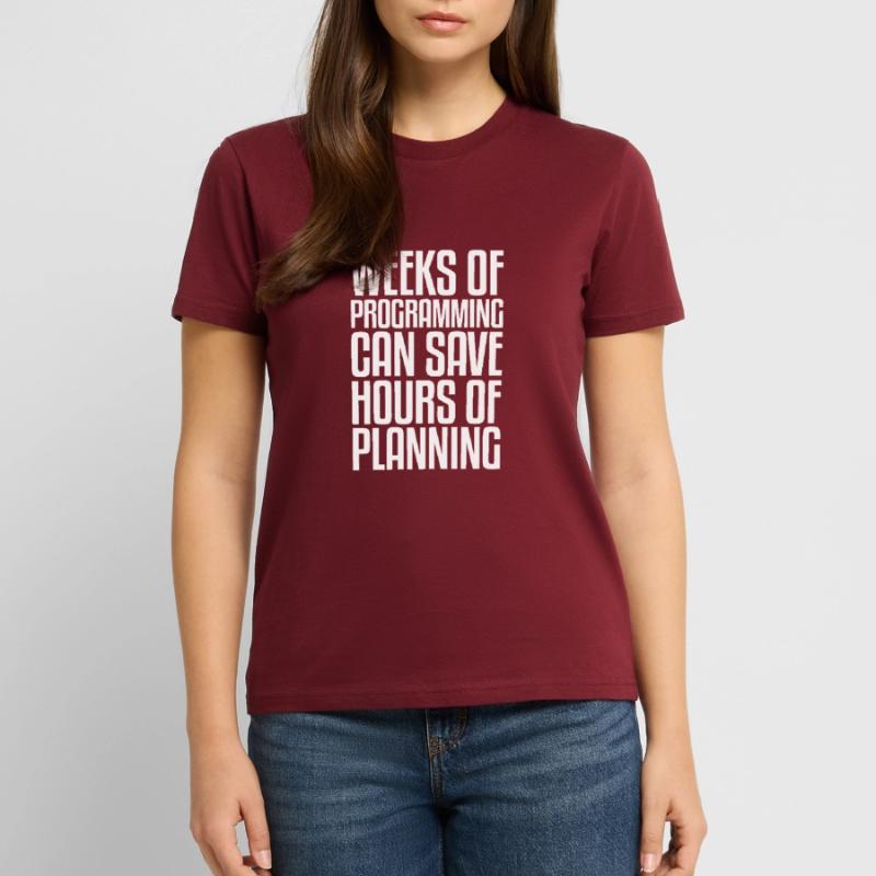 Semaines de programmation | Programmeur informatique IT T-shirt bio CRAFTER Stanley Stella Unisexe