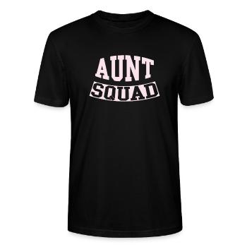 Aunt - Stanley/Stella CRAFTER Unisex Organic T-Shirt - black - Front - Alina (178cm) & Michal (187cm)