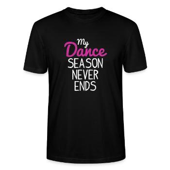 To dance - Stanley/Stella CRAFTER Unisex Organic T-Shirt - black - Front - Alina (178cm) & Michal (187cm)