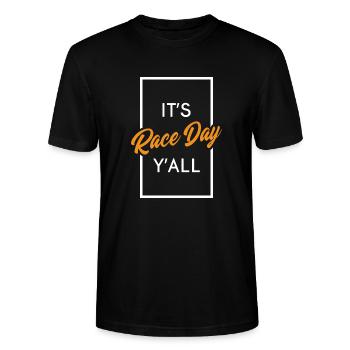 Car - Stanley/Stella CRAFTER Unisex Organic T-Shirt - black - Front - Alina (178cm) & Michal (187cm)
