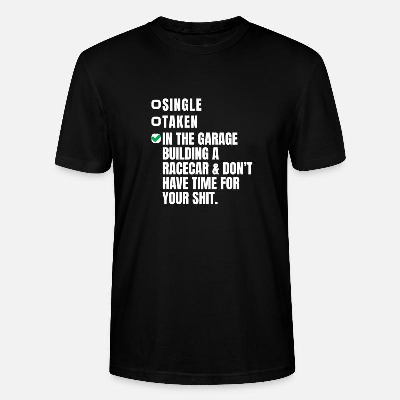 auto - Stanley/Stella Unisex Bio-T-Shirt CRAFTER - Schwarz