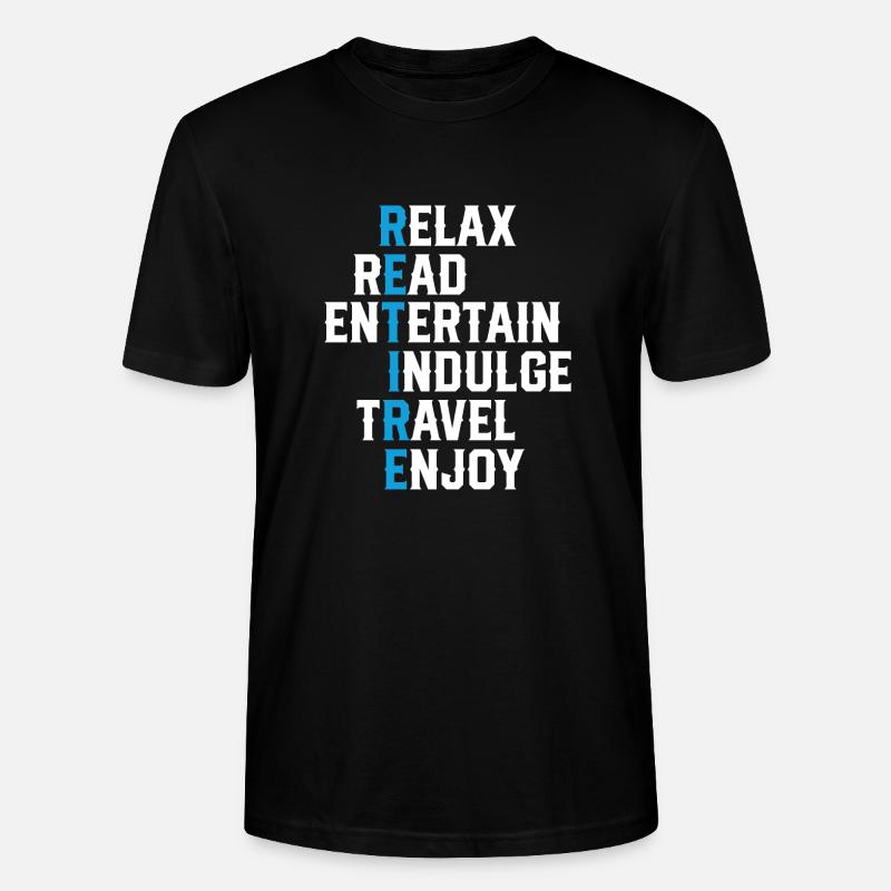 rentner - Stanley/Stella Unisex Bio-T-Shirt CRAFTER - Schwarz