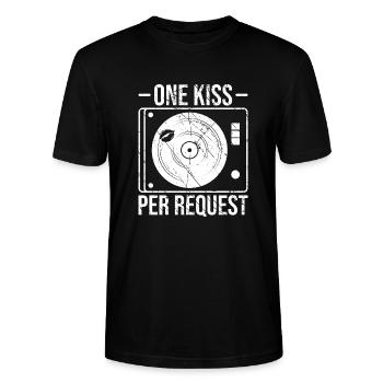 dj - T-shirt bio CRAFTER Stanley Stella Unisexe - noir - Devant - Alina (178cm) & Michal (187cm)