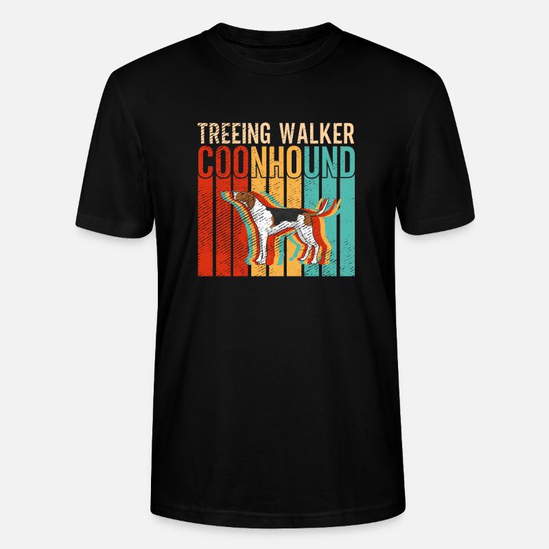 Treeing Walker Coonhound - Stanley/Stella Unisex Bio-T-Shirt CRAFTER - Schwarz