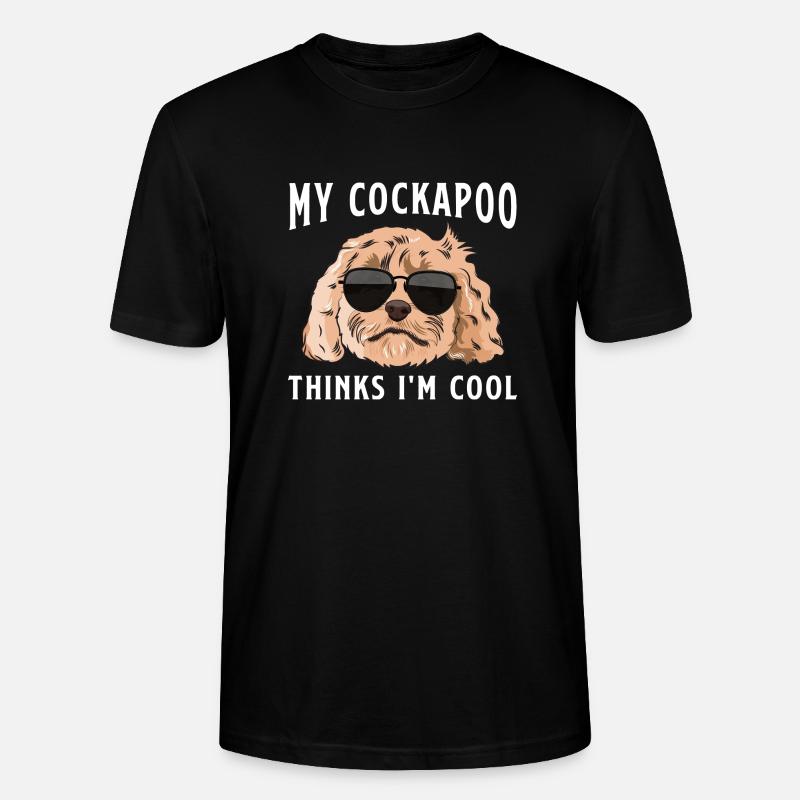 Cockapoo Chien - T-shirt bio CRAFTER Stanley Stella Unisexe - noir