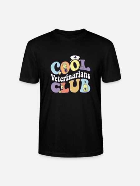 Cool Veterinarians Club Veterinary Practitioner - Stanley/Stella CRAFTER Unisex Organic T-Shirt - black