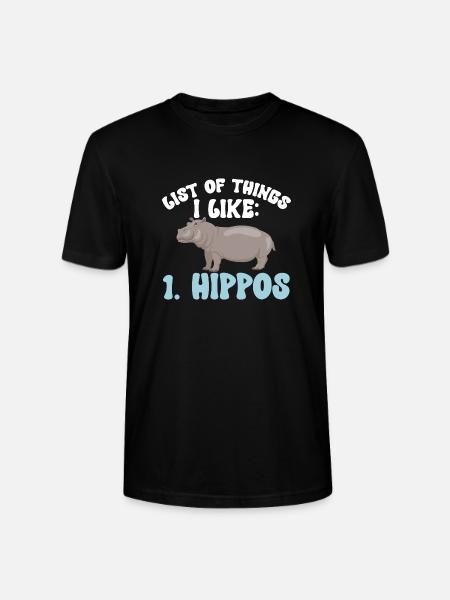 Hippopotame Hippopotame - T-shirt bio CRAFTER Stanley Stella Unisexe - noir