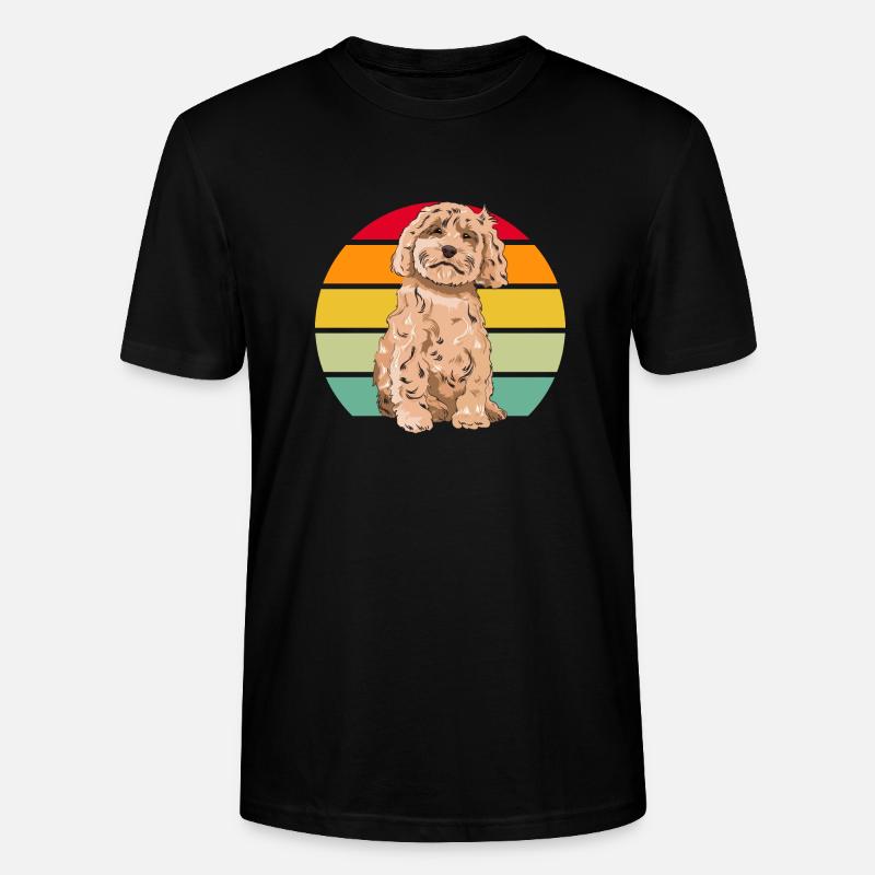Cockapoo Chien - T-shirt bio CRAFTER Stanley Stella Unisexe - noir