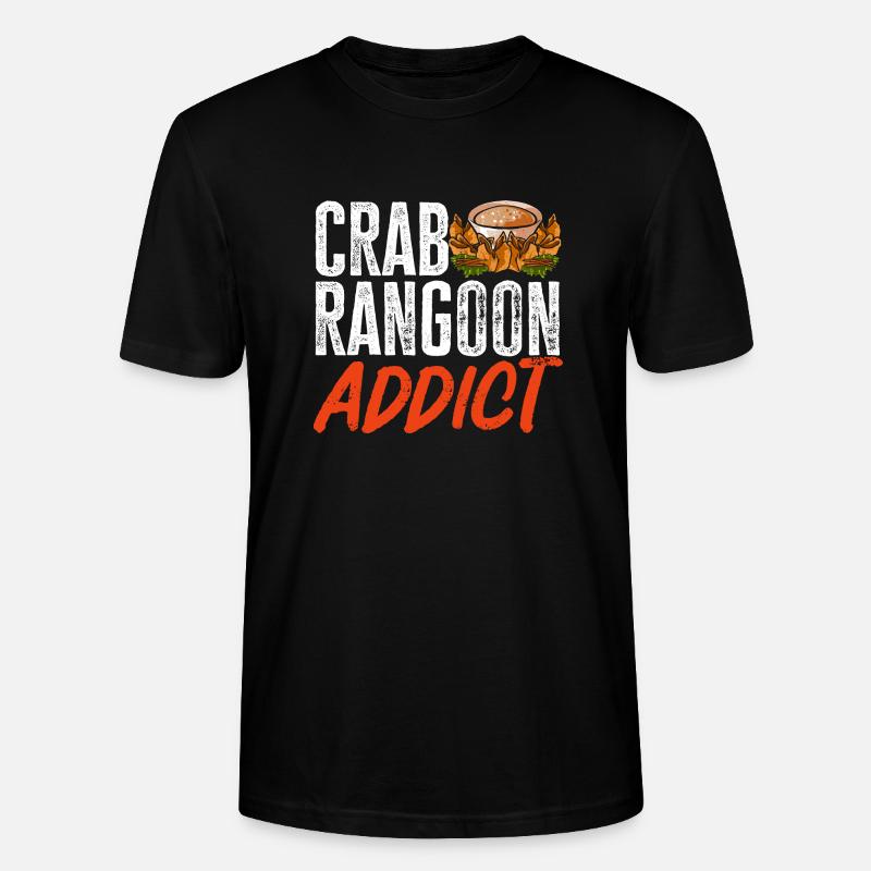 Krabben Rangoon Crab Rangoon - Stanley/Stella Unisex Bio-T-Shirt CRAFTER - Schwarz