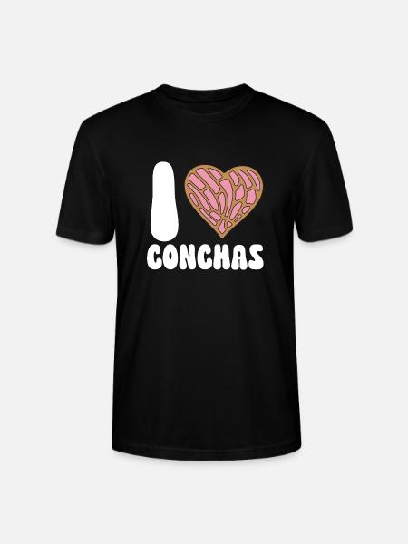 Concha Hispanic Mexican Pan Dulce - Stanley/Stella CRAFTER Unisex Organic T-Shirt - black
