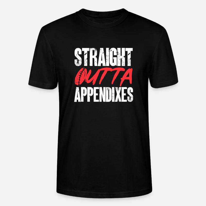Appendicectomie Appendicite - T-shirt bio CRAFTER Stanley Stella Unisexe - noir
