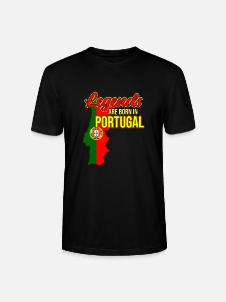 Portugal - T-shirt bio CRAFTER Stanley Stella Unisexe - noir