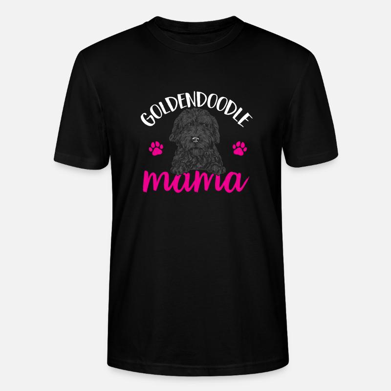 Chien Doodle Black Goldendoodle - T-shirt bio CRAFTER Stanley Stella Unisexe - noir
