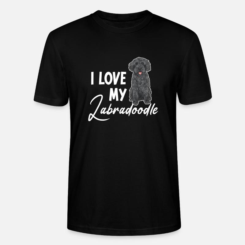 Labradoodle Chien - T-shirt bio CRAFTER Stanley Stella Unisexe - noir