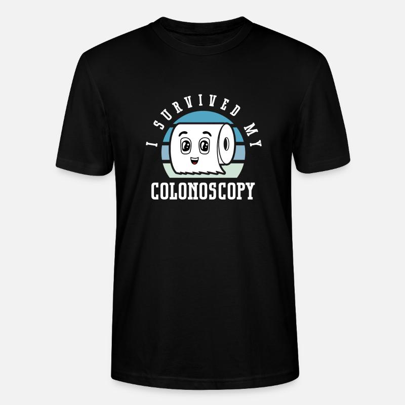 Gastroenterology Endoscopy Colonoscopy - Stanley/Stella CRAFTER Unisex Organic T-Shirt - black