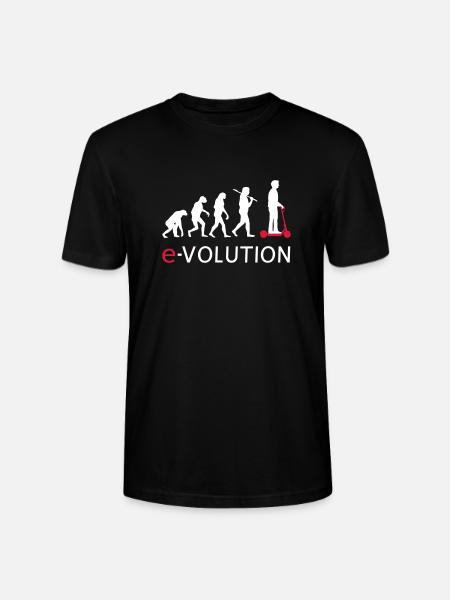 Evolution ElectroScooter eScooter ERoller - Stanley/Stella Unisex Bio-T-Shirt CRAFTER - Schwarz