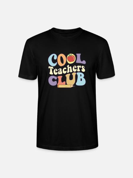 Cool Teacher Club Live Love Teach Terug naar School - Stanley/Stella Uniseks bio-T-shirt CRAFTER - zwart